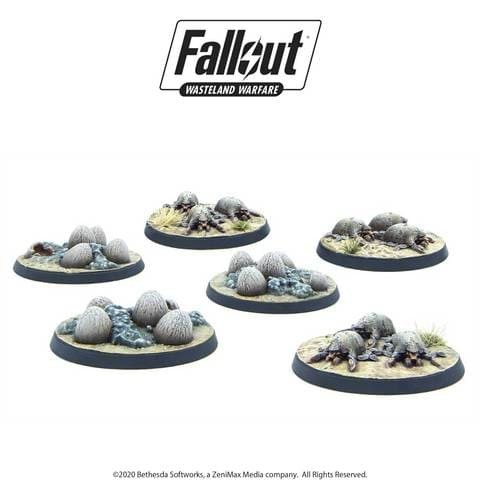 Fallout: Wasteland Warfare Wasteland Creatures - Mirelurk Hatchlings + Eggs (EN)