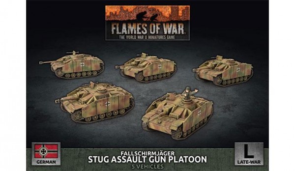 Flames of War GE: LW FJ StuG Platoon (x5 Plastik)