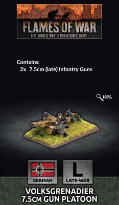 Flames of War GE: Volksgrenadier 7,5cm Gun Platoon