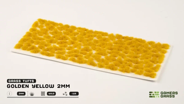 Gamers Grass: Golden Yellow 2mm (x115)