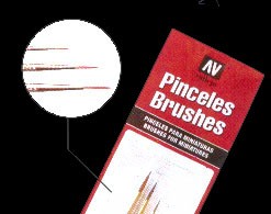 Pinsel: Vallejo Brush Set Painter Toray (3) (0, 1, 2)
