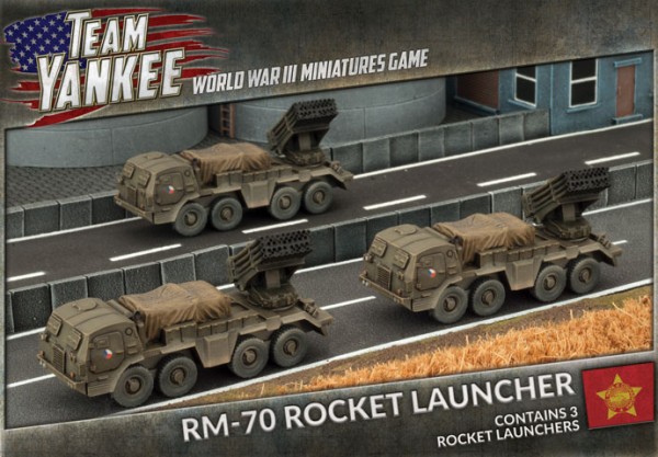 Team Yankee RM-70 Rocket Launcher Battery (x3)