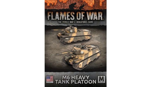 Flames of War US: M6 Heavy Tank Platoon (x2)