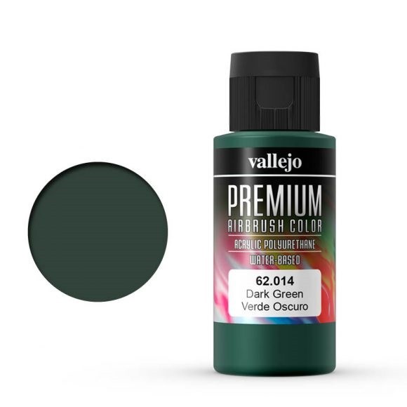 Vallejo Premium: Dark Green (Polyu.) (60ml)