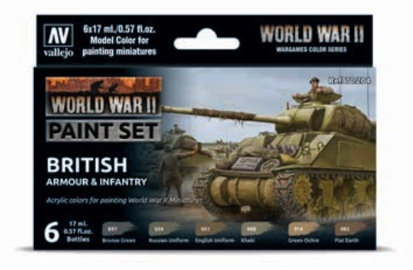 Vallejo Model Color: Model Color: WWII British Armour & Infantry