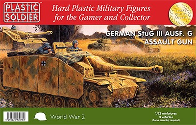 Plastic Soldier: 1/72 StuG III Ausf. G (Plastik x3)