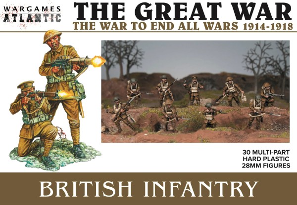 Wargames Atlantic: British Infantry 1916-1918 (Plastic)