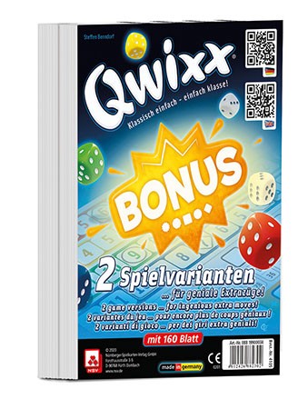 Qwixx - Bonus - 2 Zusatzblöcke