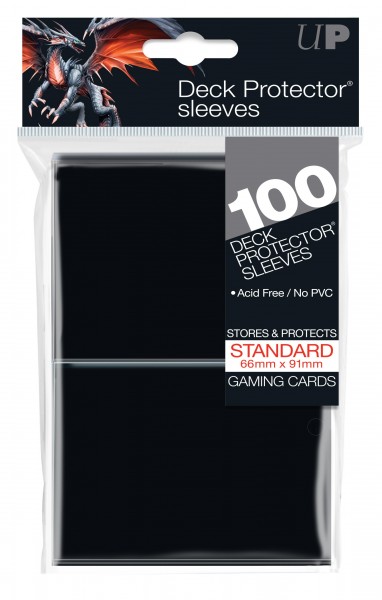 Standard Deck Protector Black Protector (100)