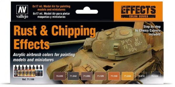Model Air: Model Air Set Rust & Chipping Effects Set (8)
