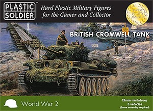 Plastic Soldier 15mm WW2 British Cromwell Tank (für FoW)