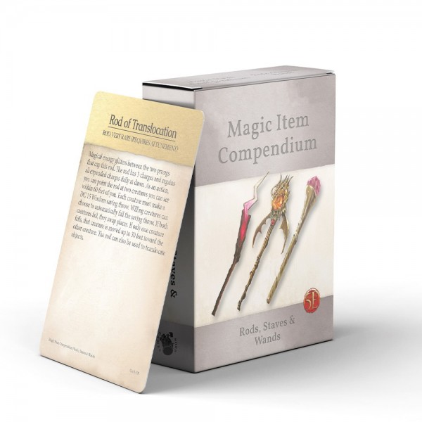5E Magic Item Compendium - Rods, Staffs and Wands (EN)