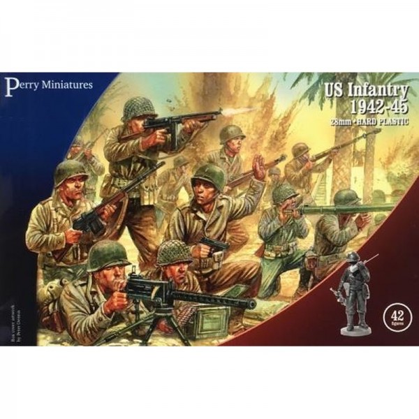 Perry Miniatures: US Infantry 1942-45 (x41 / Plastik)