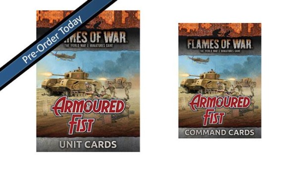 British Armoured Fist Unit and Command Cards (EN)