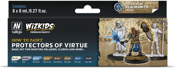 Vallejo Wizkids Premium: Protectors of Virtue (8ml) (8)