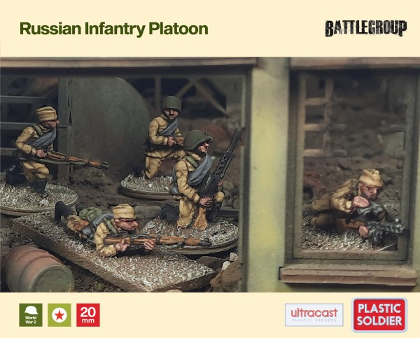 Plastic Soldier: 1/72 Russian Infantry Platoon