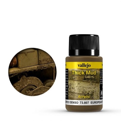 Vallejo Weathering Effects Thick Mud European 40 ml