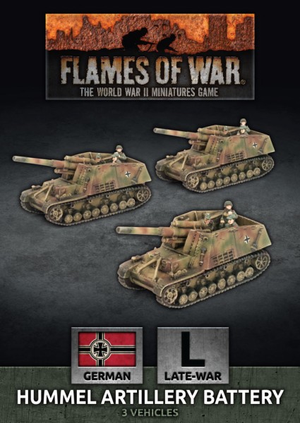 Flames of War GE: LW Hummel Artillery Battery (x3)