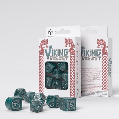 Viking Modern Dice Set - Mjolnir (7)