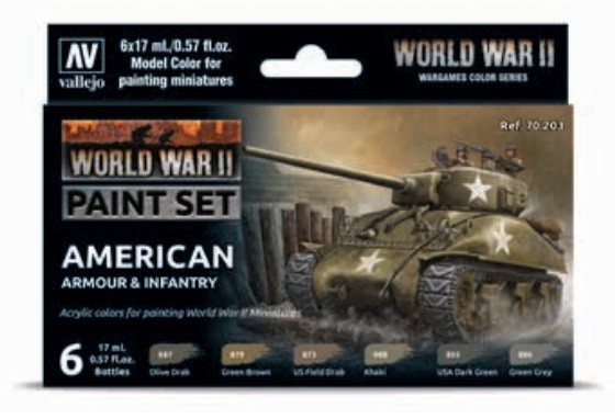 Vallejo Model Color: Model Color: WWII American Armour & Infantry