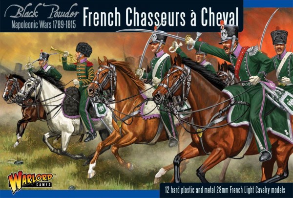 Black Powder French Chasseurs á Cheval (12 x Plastic)