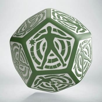 D12 Hit Location Green & white dice (1)