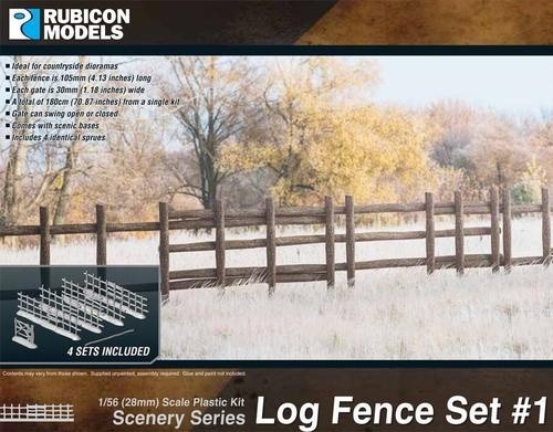 Rubicon Models: Log Fence Set #1