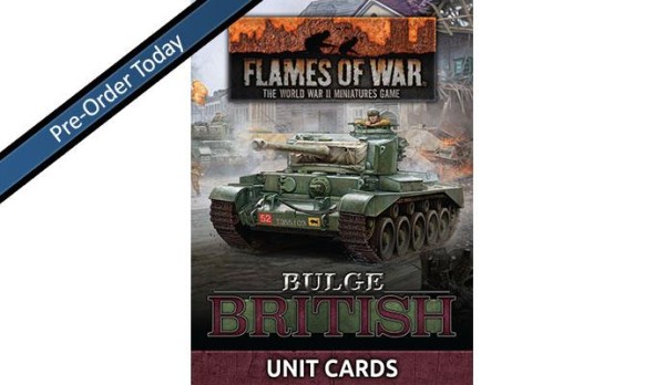 Bulge British Unit Cards (EN)