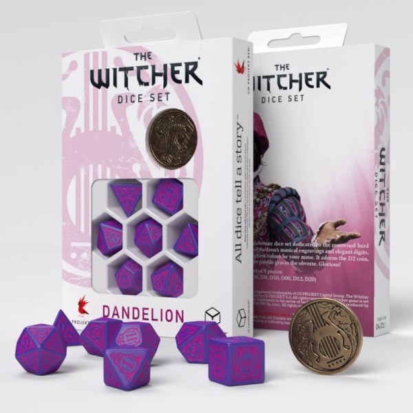 The Witcher - Dice Set Dandelion - Conqueros of the hearts