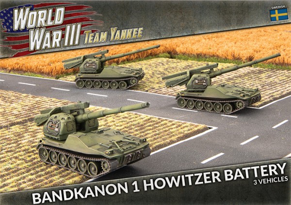 Team Yankee Nordic Forces Bandkanon 1 Howitzer Battery (x3)