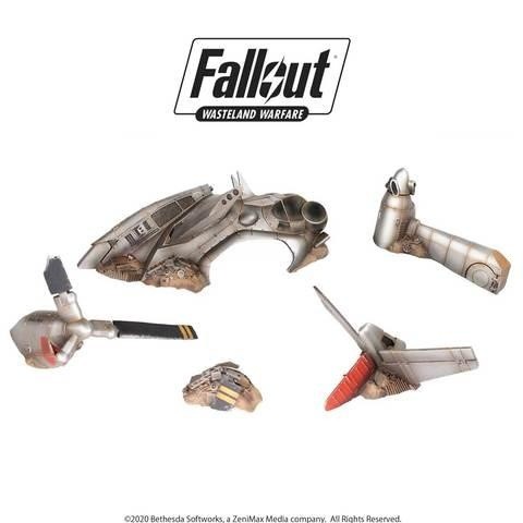 Fallout: Wasteland Warfare Crashed Vertibird (engl.)