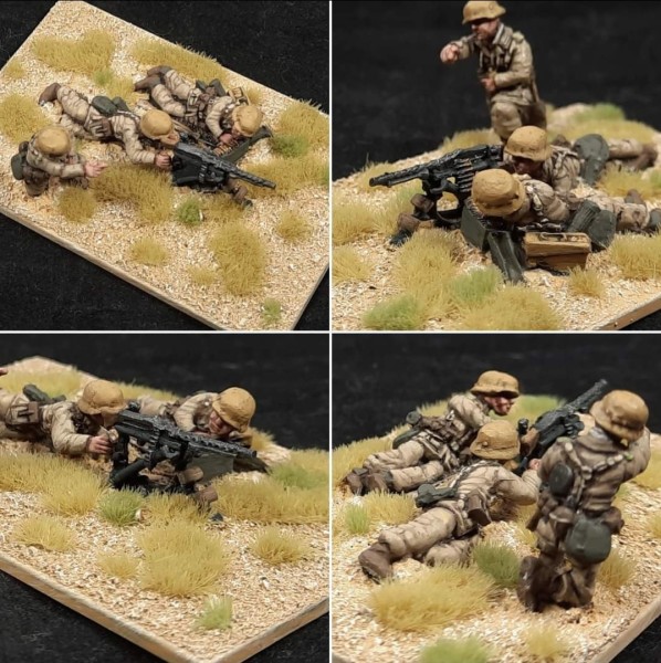 Plastic Soldier: 1/72 Afrikakorps HMG Teams