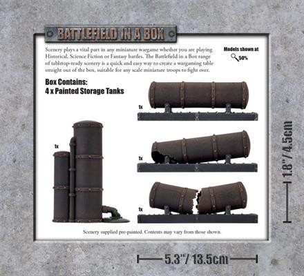 Battlefield in a Box: Storage Tanks (x4)