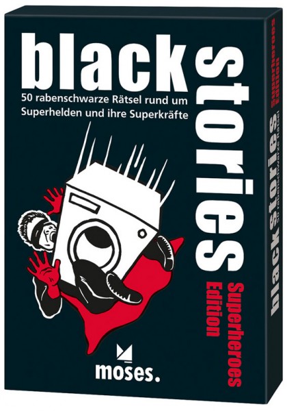Black Stories Kartenspiel - Superheroes Edition