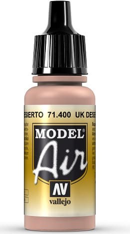 Vallejo Model Air: 71400 "UK Desert Pink" 17ml