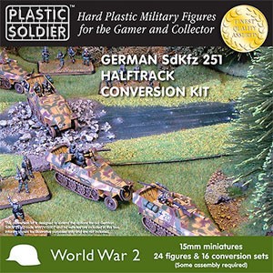 Plastic Soldier 15mm SdKfz 251/D Conversion Kit (für FoW)