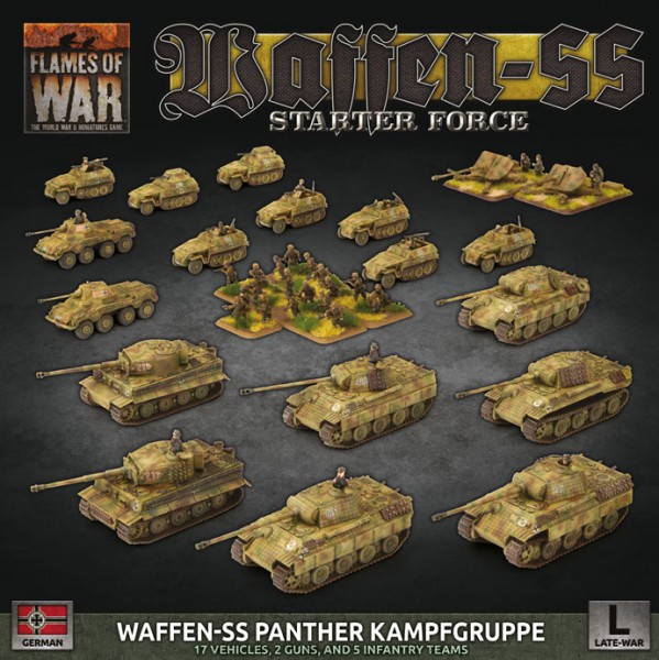 Flames of War GE: German WSS Panther Kampfgruppe (Plastic)