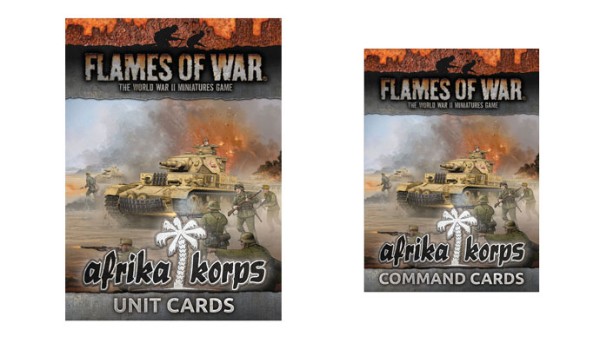 German Afrika Corps Unit and Command Cards (EN)
