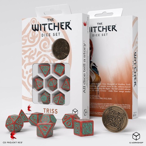 The Witcher - Dice Set Triss - Merigold the Fearless