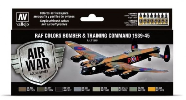 Model Air: Model Air Set RAF & FAA Bomber Air Com. & Training Air (8)