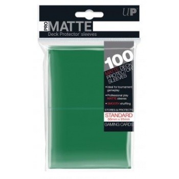 Standard Deck Protector - PRO-Matte Green (100)