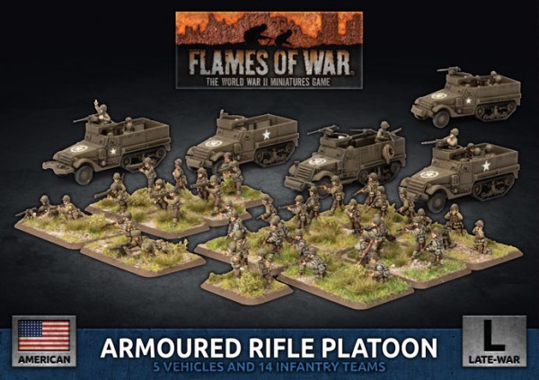 Flames of War US: US Armoured Rifle Platoon (Plastic)