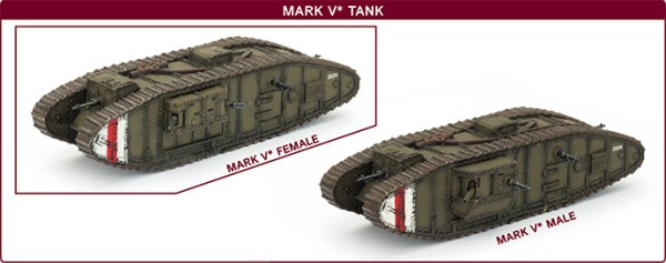 Great War - British Mark V* Tank