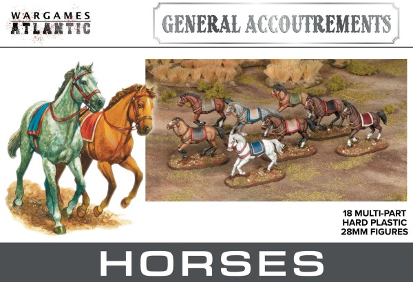 Wargames Atlantic: Horses (x18)