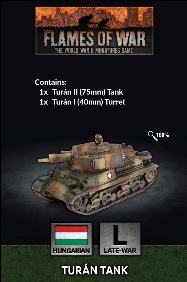 Flames of War: Hungarian Turán Tank