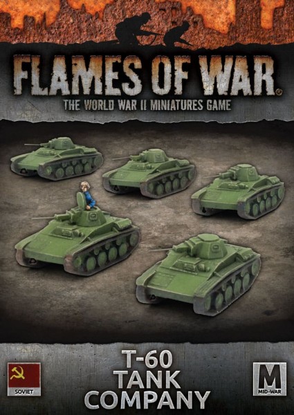 Flames of War SU: T-60 Tank Company (x5)