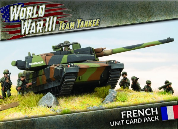 Team Yankee French Unit Card Pack (33 x Cards)