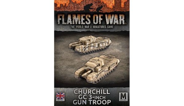 Flames of War BR: Churchill GC 3-inch Gun Troop (x2)