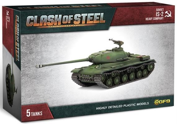 Clash of Steel: IS-2 Heavy Tank Company (x5 Plastic)