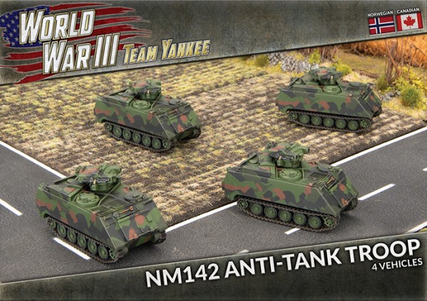 Team Yankee Nordic Forces NM142 Anti-tank Troop (x4)